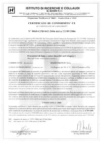 Certificato di conformità CE